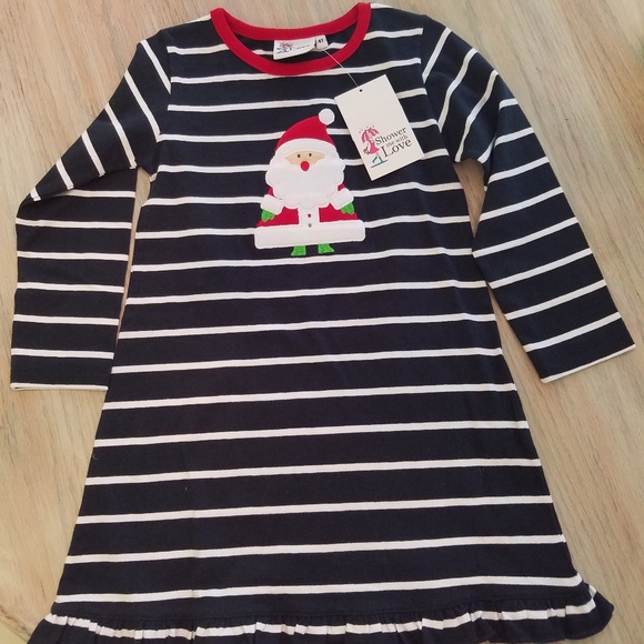 Shower Me with love Other - GIRLS size 4T CHRISTMAS  Santa Claus dress NEW